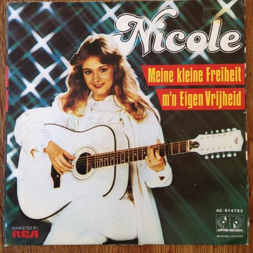 Nicole M'n Eigen Vrijheid 7" FH Freiheit schlager 80s duits, Cd's en Dvd's, Vinyl Singles, Gebruikt, Single, Nederlandstalig, 7 inch