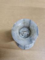 Kandelaar marmer steen, Huis en Inrichting, Woonaccessoires | Kandelaars en Kaarsen, Ophalen of Verzenden, 'T Olde Gre-j, Info@toldegrej.nl