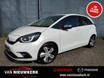 Honda Jazz 1.5 e:HEV 109pk Hybrid Automaat Executive | Navig, Auto's, Honda, Zwart, 4 cilinders, Leder en Stof, Wit