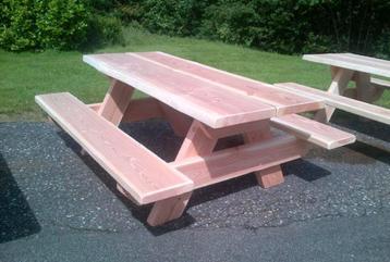 Douglas picknicktafel Boomstam 