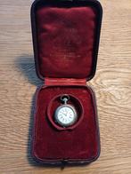 Antiek Zilveren Zakhorloge met Doos, Overige merken, Zakhorloge, Ophalen of Verzenden, Voor 1900