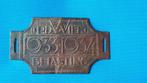 rijwielplaatje 1933-1934, Verzamelen, Overige Verzamelen, Verzenden, Gebruikt