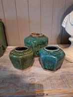 Oude chinese gemberpotten v.a, Antiek en Kunst, Curiosa en Brocante, Ophalen of Verzenden