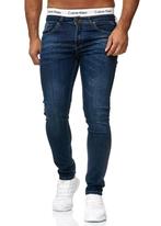 SALES! 607 Deep blue used skinny jeans 33, Kleding | Heren, Nieuw, Blauw, Ophalen of Verzenden, W33 - W34 (confectie 48/50)