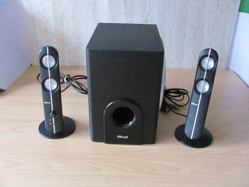Trust Speakerset  SP 3800D, Computers en Software, Pc speakers, Gebruikt, Audiokanaal 2.1, Ophalen