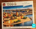King legpuzzel 1000stukjes 'Gamla Stan, Stockholm, Sweden', Ophalen of Verzenden, 500 t/m 1500 stukjes, Zo goed als nieuw, Legpuzzel