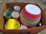 Kleurig ( Camping ) Servies, Ophalen, Gebruikt