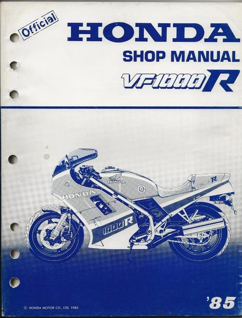Honda VFR750 F service manual (2576z) motor, Motoren, Handleidingen en Instructieboekjes, Honda, Ophalen of Verzenden