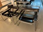 Twee mooie en degelijke design Breuerchairs te koop., Huis en Inrichting, Stoelen, Ophalen, Gebruikt, Twee, Zwart