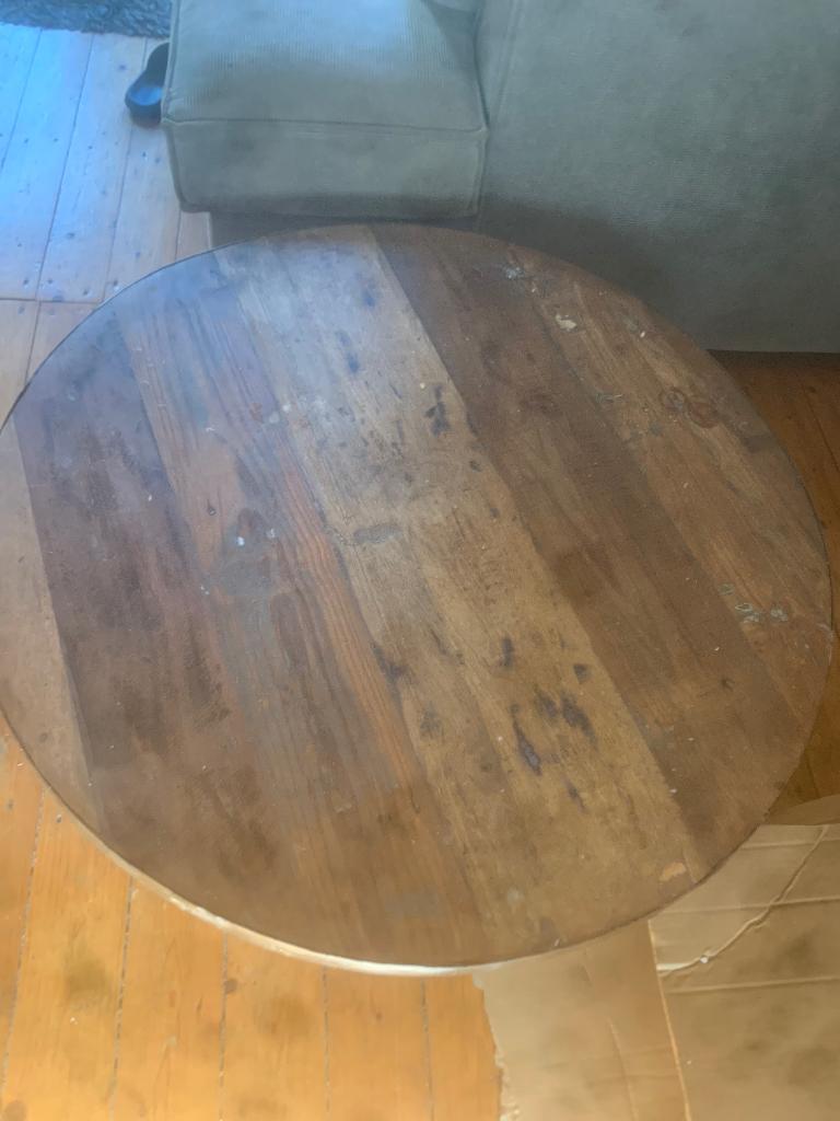 Salontafel, Ophalen, Gebruikt, Stoer, Rond
