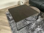 Moderne vierkante salontafel, Huis en Inrichting, Ophalen, Vierkant, 50 tot 100 cm, Zo goed als nieuw