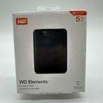 WD Elements Portable 5TB Externe harde schrijf NIEUW in doos, Computers en Software, Harde schijven, Flex Ltd., Zo goed als nieuw