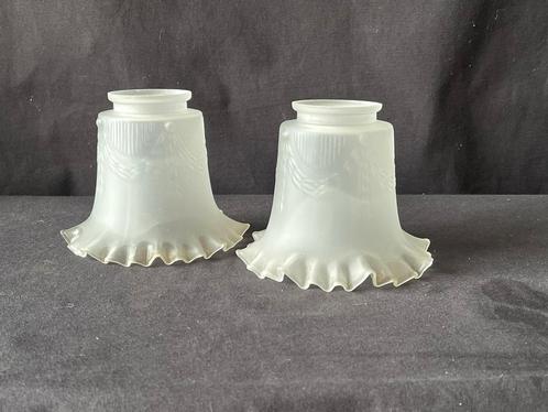 Art-Deco lampenkapjes (2 stuks), Antiek en Kunst, Antiek | Lampen, Ophalen of Verzenden