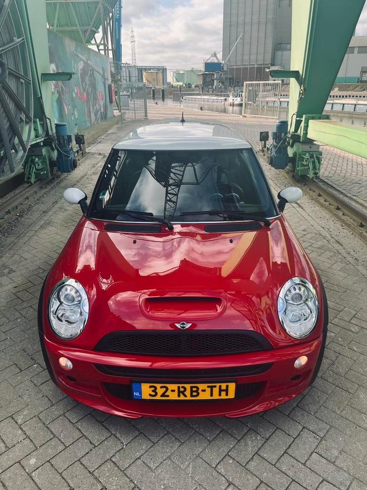 Mini 1.6 16V Cooper S JCW 2005 Rood, Auto's, Mini, Particulier, John Cooper Works, ABS, Airbags, Airconditioning, Alarm, Bluetooth
