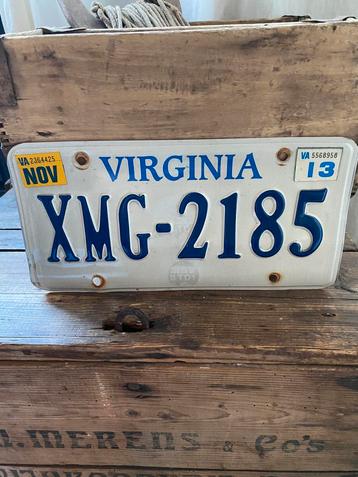 Originele Amerikaanse kentekenplaat, USA license plate beschikbaar voor biedingen