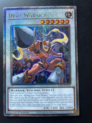 Drill Warrior (V.2 - Quarter Century Secret Rare) beschikbaar voor biedingen