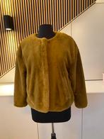 Kort faux far jasje, Verzenden, Zo goed als nieuw, Geel