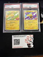 PSA 10 PIKACHU IN BATIK SHIRT 154 & 101, Ophalen of Verzenden, Nieuw, Losse kaart, Foil