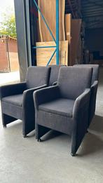 4x eetkamerstoel met armleuning GRATIS, Huis en Inrichting, Stoelen, Ophalen, Gebruikt, Zwart, Vier