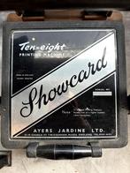 Adana / Ayers Jardine “Ten‑Eight Showcard” drukpers, Antiek en Kunst, Ophalen