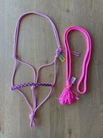 Touwhalster + neckrope. Roze tinten. FULL, Dieren en Toebehoren, Ophalen of Verzenden, Zo goed als nieuw