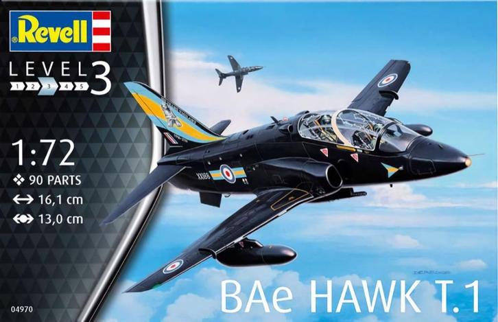 ROWASP | Revell 1/72 BAe Hawk T1, Hobby en Vrije tijd, Modelbouw | Vliegtuigen en Helikopters, Nieuw, Vliegtuig, 1:72 tot 1:144