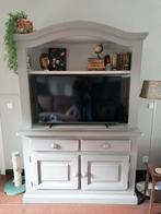 Gratis af te halen, eiken kast met plaats voor de tv., Huis en Inrichting, Complete inboedels, Ophalen