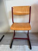 Vintage Kleuterstoel, Ophalen, Gebruikt, Twee, Rood