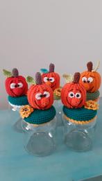 Halloween,  zwarte kat, pompoenen, vogelverschrikker gehaakt, Ophalen of Verzenden, Nieuw, Halloween of Griezel