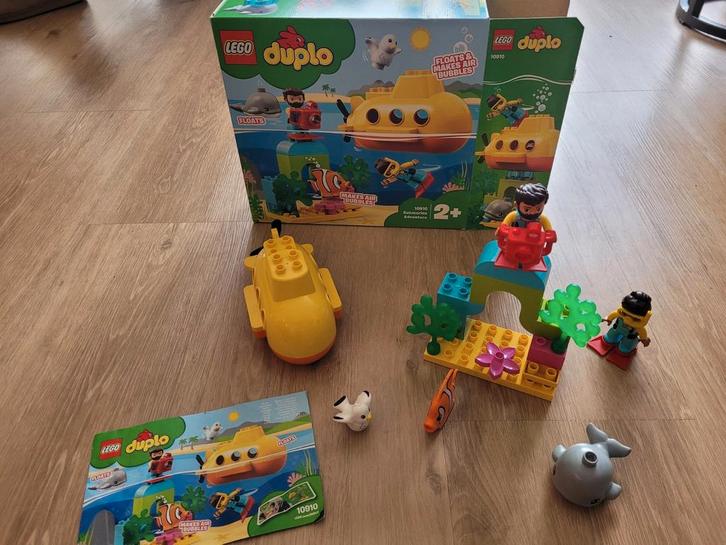 Duplo Onderzeeër Avontuur (10910), Kinderen en Baby's, Speelgoed | Duplo en Lego, Zo goed als nieuw, Duplo, Ophalen of Verzenden