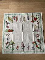 Vintage tafelkleed kleedje linnen, Ophalen of Verzenden