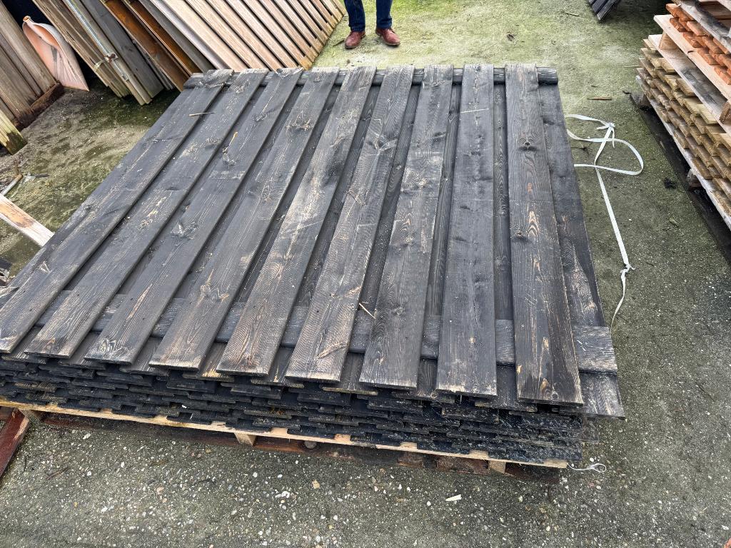 Zwarte Schuttingen, Tuin en Terras, Schuttingen, Ophalen, 1 tot 2 meter, 6 meter of meer, Zo goed als nieuw