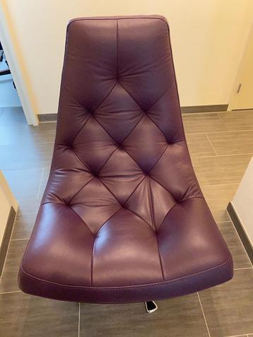 Lederen Fauteuil Kuka Paars beschikbaar voor biedingen