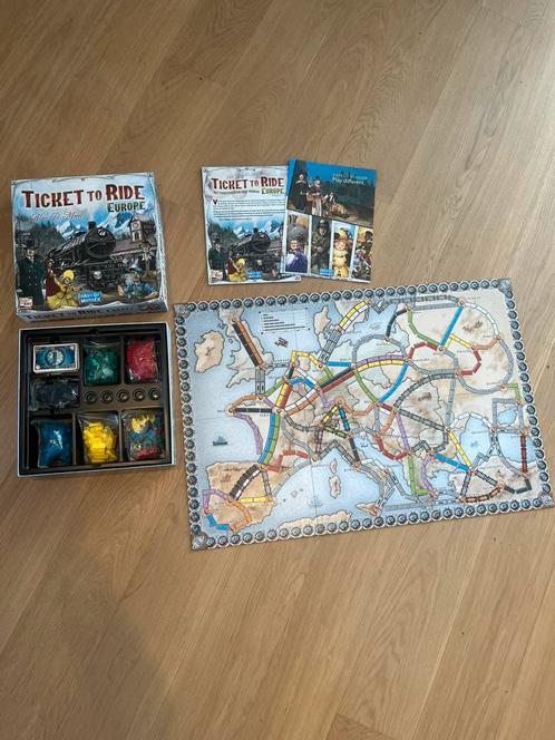 Ticket to ride spel days of wonder europe editie zgan, Hobby en Vrije tijd, Gezelschapsspellen | Bordspellen, Zo goed als nieuw