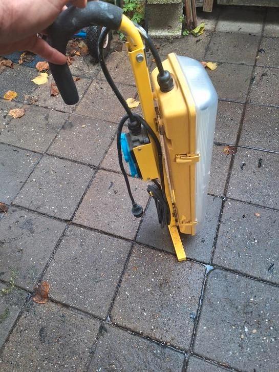 Bouwlamp met Dubbel stopcontact  ideaal  voor lammerentijd, Dieren en Toebehoren, Stalling en Weidegang