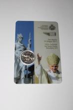 Munt coincard 2 euro San Marino 2011 Pausbezoek, Postzegels en Munten, Ophalen, San Marino, 2 euro, Losse munt
