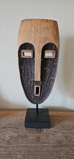 Beeld - Masker - Hout Gezicht, Ophalen of Verzenden