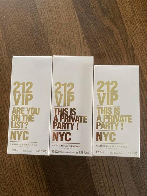 Nieuw-:Carolina herrera 212 VIP EDP-bath&body +lotion, Sieraden, Tassen en Uiterlijk, Uiterlijk | Parfum, Nieuw, Verzenden