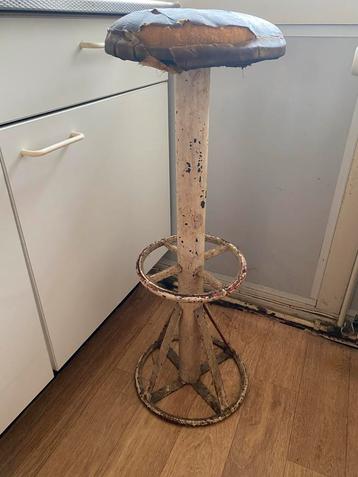 Vintage Industriële Kruk - nochris 2.0 st Annaparochie beschikbaar voor biedingen