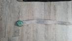 Gave leren Bohoriem wit met turquoise schelpen gesp, Nieuw, Echt leder, 5 cm of meer, Ophalen of Verzenden