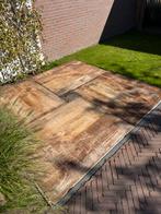 Azobe Steenschotten - 4 stuks, Ophalen, Zo goed als nieuw, Hout, Minder dan 5 m²
