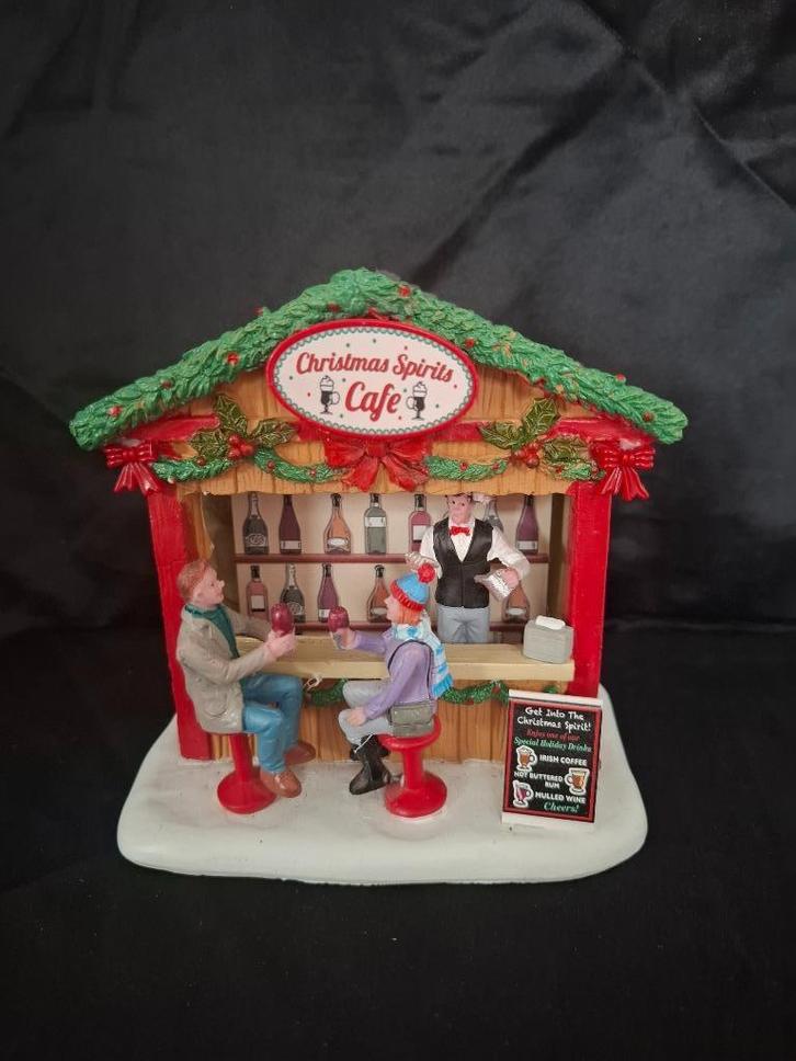 Lemax Christmas Spirits Cafe, Diversen, Kerst, Gebruikt, Ophalen of Verzenden
