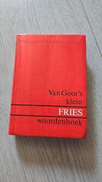 Van goor's klein fries woordenboek, Boeken, Woordenboeken, Ophalen of Verzenden, Zo goed als nieuw