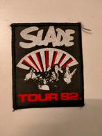 Slade tour 82 1982 hardrock vintage logo patch muziek RARE, Verzamelen, Ophalen of Verzenden, Nieuw, Kleding