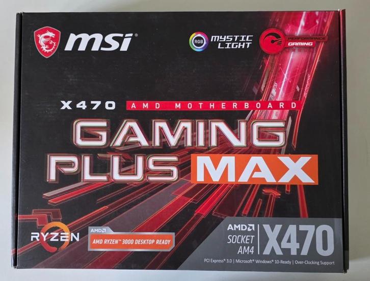 MSI X470 Gaming Plus Max, Computers en Software, Moederborden, Gebruikt, AMD, DDR4, Ophalen of Verzenden