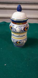 apotheek pot porselein petraselinum,, Huis en Inrichting, Ophalen of Verzenden