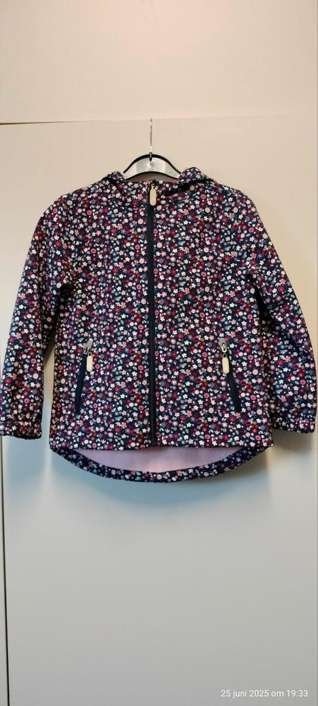 Meisjes  jas – maat 122 – bloemenprint, Kleding | Dames, Jasjes, Kostuums en Pakken, Zo goed als nieuw, Maat 34 (XS) of kleiner