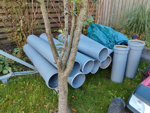 PVC buizen 250mm - Partij, Doe-het-zelf en Verbouw, Buizen en Afvoer, Gebruikt, Rechte buis, Pvc, 2 tot 4 meter, 80 mm of meer