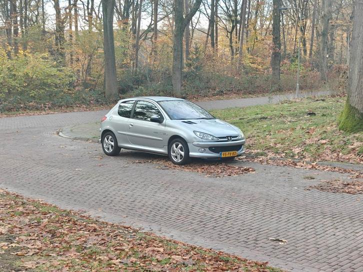 Peugeot 206 1.4 16V XS 3D 2005 Grijs, Auto's, Peugeot, Particulier, ABS, Airbags, Airconditioning, Bluetooth, Elektrische buitenspiegels