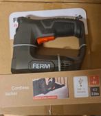 ferm draadloze nietmachine/ tacker, Doe-het-zelf en Verbouw, Ophalen of Verzenden, Nieuw